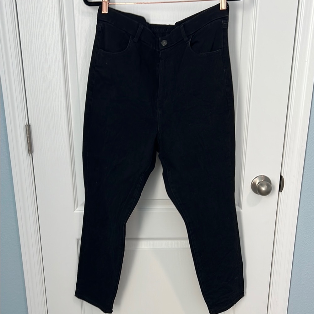 American Eagle Black Denim 18 Short